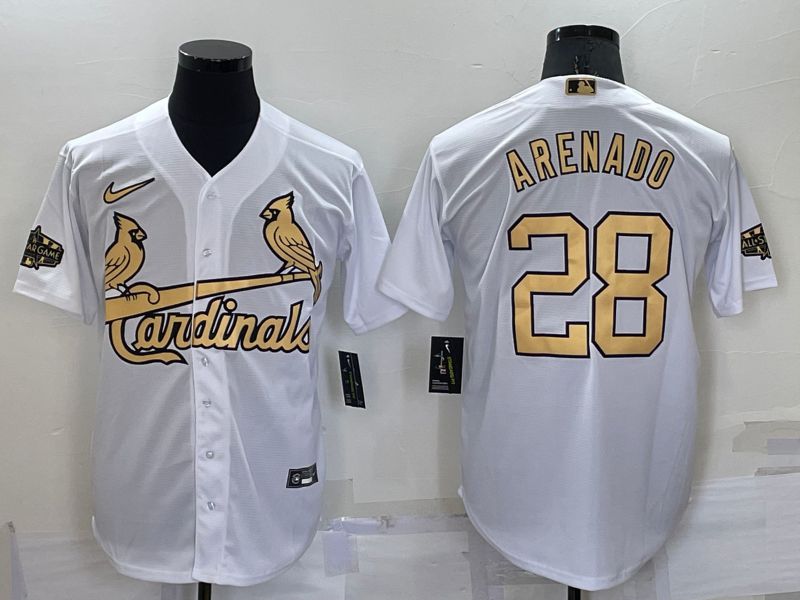 Men St.Louis Cardinals #28 Arenado White 2022 All Star Nike MLB Jersey->st.louis cardinals->MLB Jersey